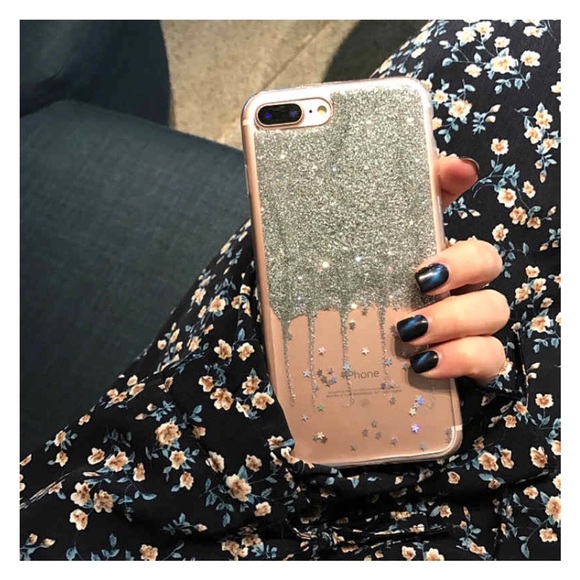 Accessories - ⭐️ NEW! iPhone 7+/8+ Stars Glitter Clear Case